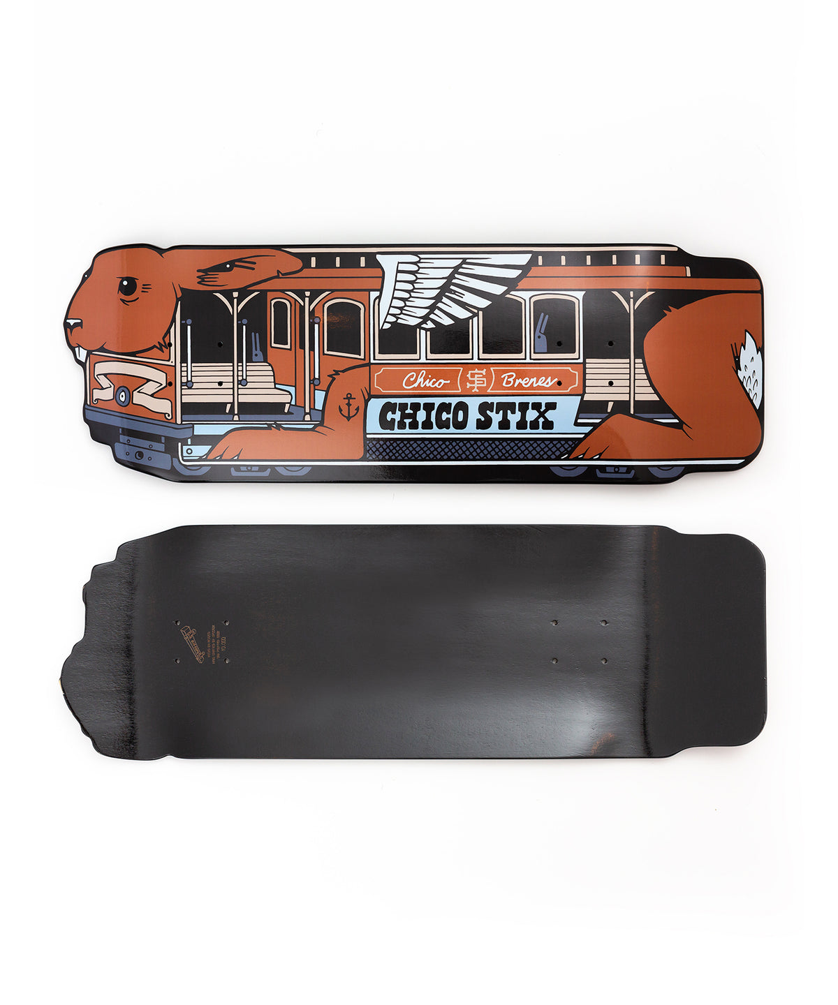 CHICO STIX X JEREMY FISH "HILL HOPPER" DECK