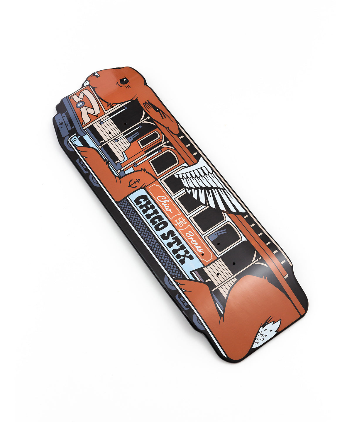 CHICO STIX X JEREMY FISH "HILL HOPPER" DECK