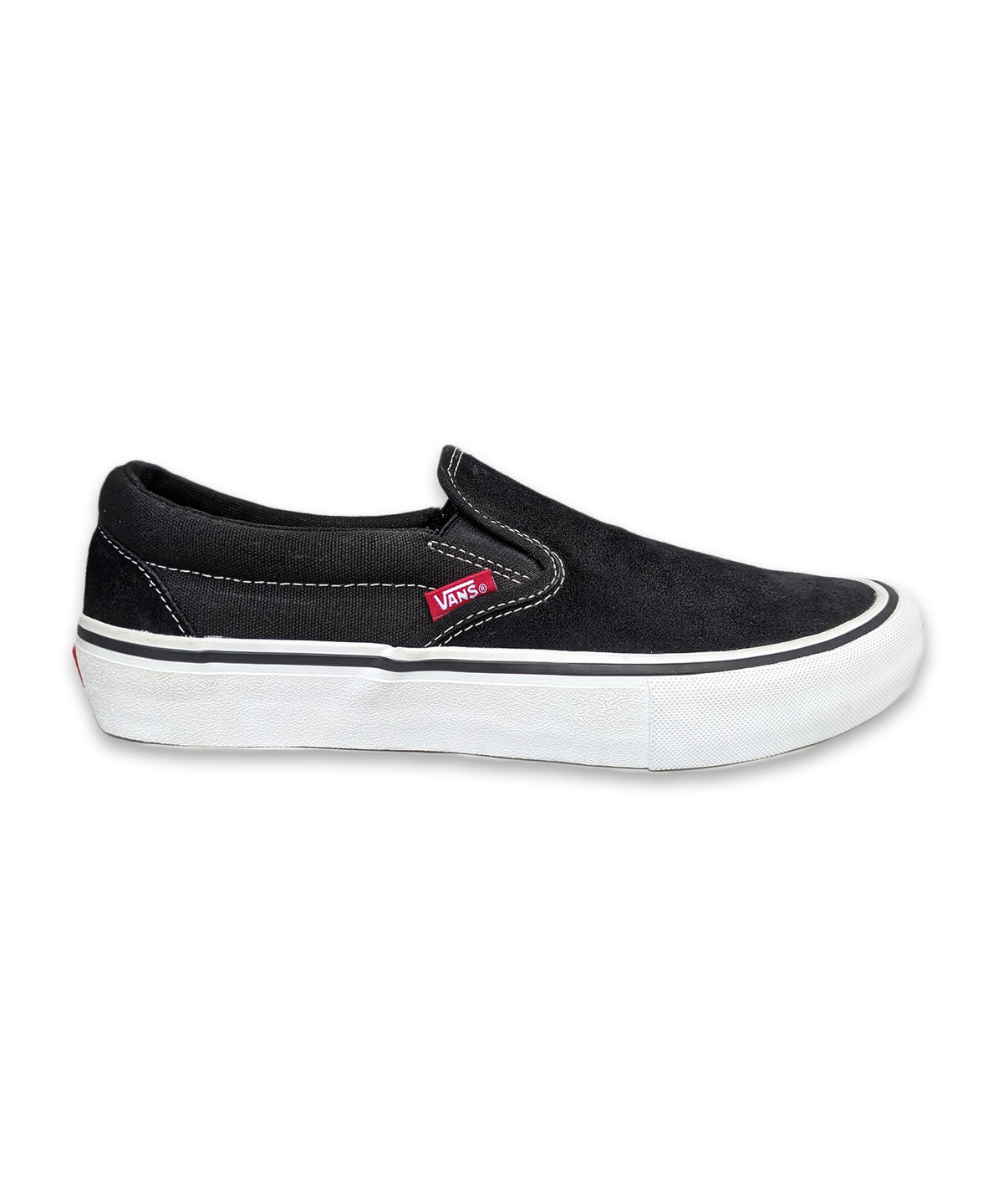 VANS SKATE SLIP ON BLACK/WHITE