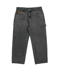 WAF. DENIM BOTTOMS (BLACK)