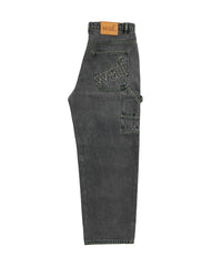 WAF. DENIM BOTTOMS (BLACK)